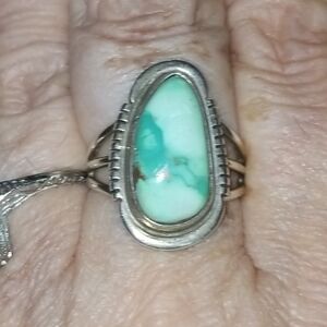 STERLING TURQUOISE RING